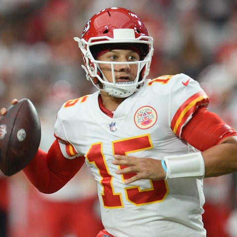 The Chiefs' Patrick Mahomes is once again the top-