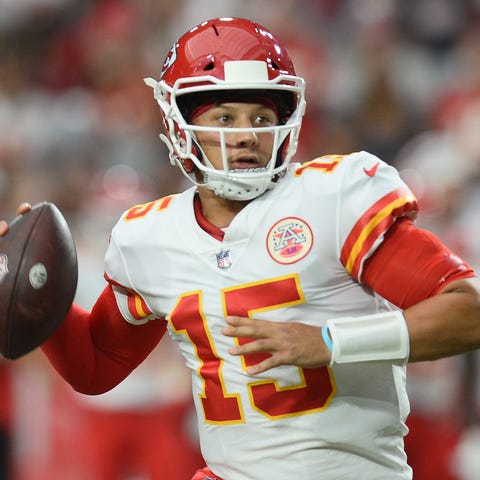 The Chiefs' Patrick Mahomes is once again the top-