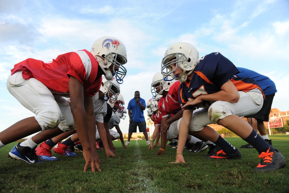 A youth football practice in Alexandria, Va., in 2013.