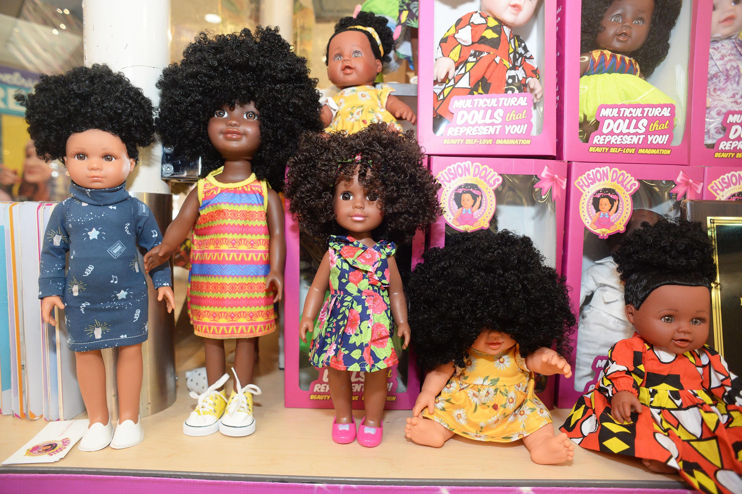 Widline Pyrame, who started Fusion Dolls online, is shown in her then-future Westgate Mall store on Aug. 25, 2021.