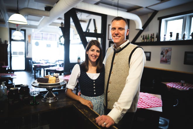 Michael and Christina Klemens also met at the Rheinblick German Restaurant. Now they will have a hand in its new era.