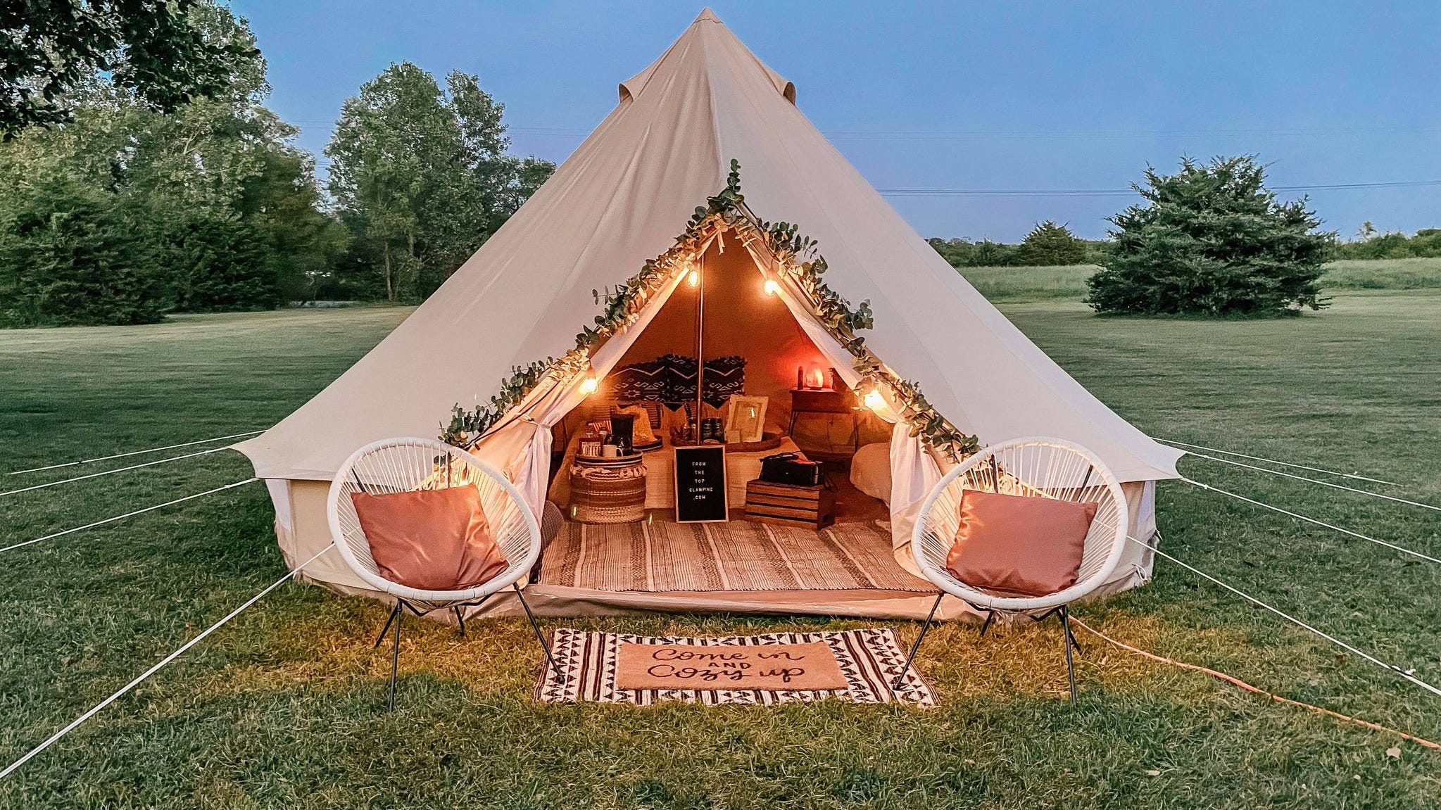 From the Top Glamping in Topeka brings stylish camping to your house From the Top Glamping in Topeka brings stylish camping to your house