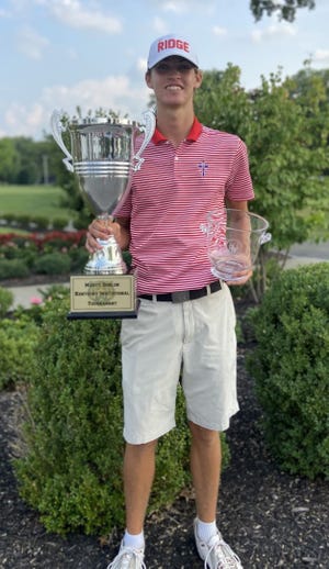 Senior Matthew Troutman has helped the Christian Academy golf team win six tournament titles in the first month of the 2021 season.