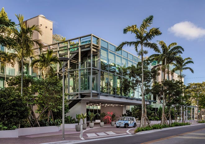 The Ray hotel opens Sept. 1 in Delray Beach's Pineapple Grove district. The hotel is part of Hilton's Curio Collection.