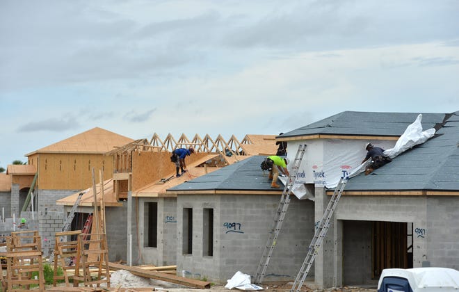 New homes under construction in Skye Ranch. Skye Ranch is a new residential development on Lorraine Rd., which has been extended south of Clark Rd. in Sarasota, Florida. When built out, the 1,000 acre community will consist of 1,200 single family homes and 360 townhomes.
