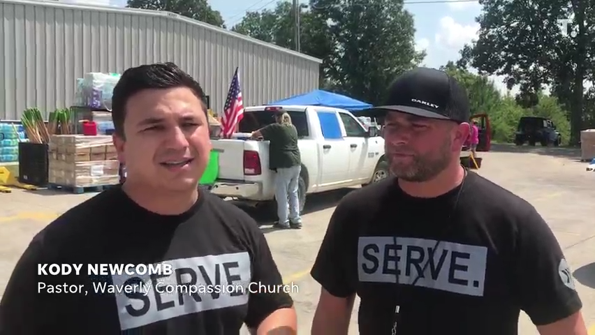 Waverly Compassion Church Becomes A Shelter Following Deadly Flooding