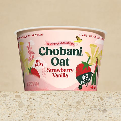 Chobani is launching a paper cup for its yogurt.