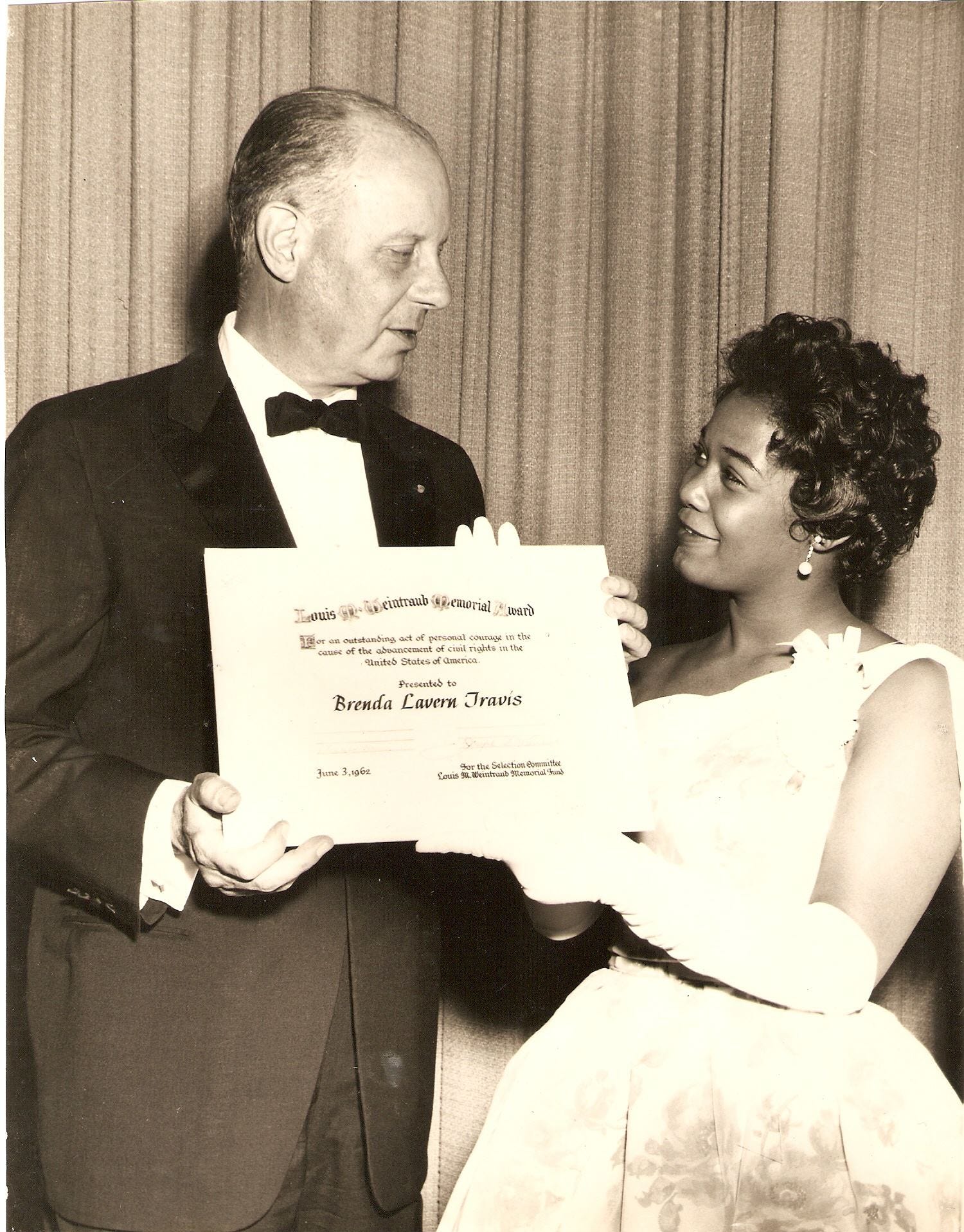 Brenda Travis led a walkout at her high school in McComb, Miss., in 1961.