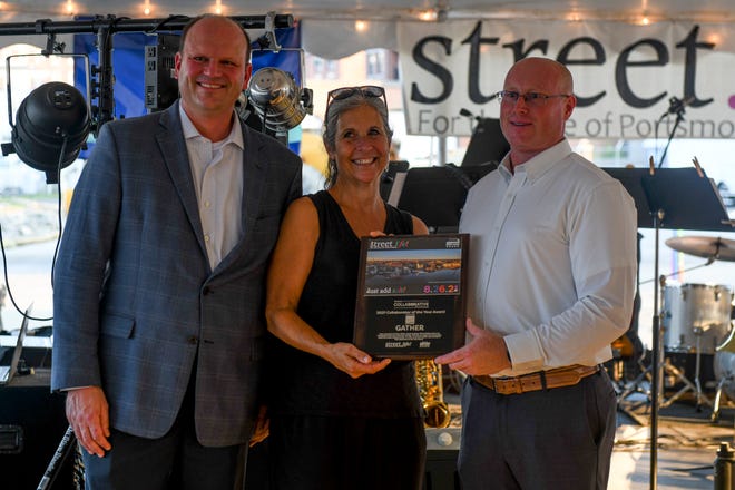 The Chamber Collaborative hosted a business awards bash and benefit, street.life!, outside at Granite State Minerals on Thursday, Aug. 26, 2021 in Portsmouth.