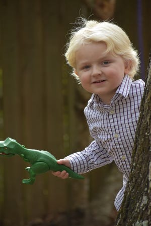 Porter Boevers, 4, has autism and lives in South Carolina. His mother is part of a lawsuit alleging South Carolina’s policy of prohibiting schools from requiring everyone to mask up violates federal law by effectively excluding students with disabilities from participating in the public education system.