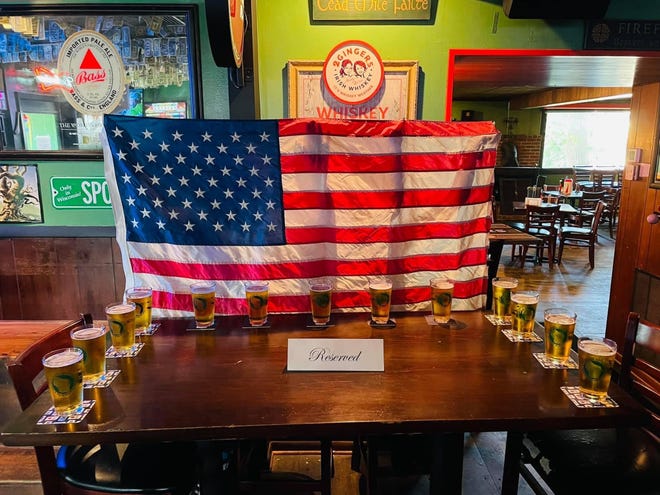 AJOBrady's owner Bruce Russell said staff hoped to honor the soldier's sacrifices by offering them 13 beers.