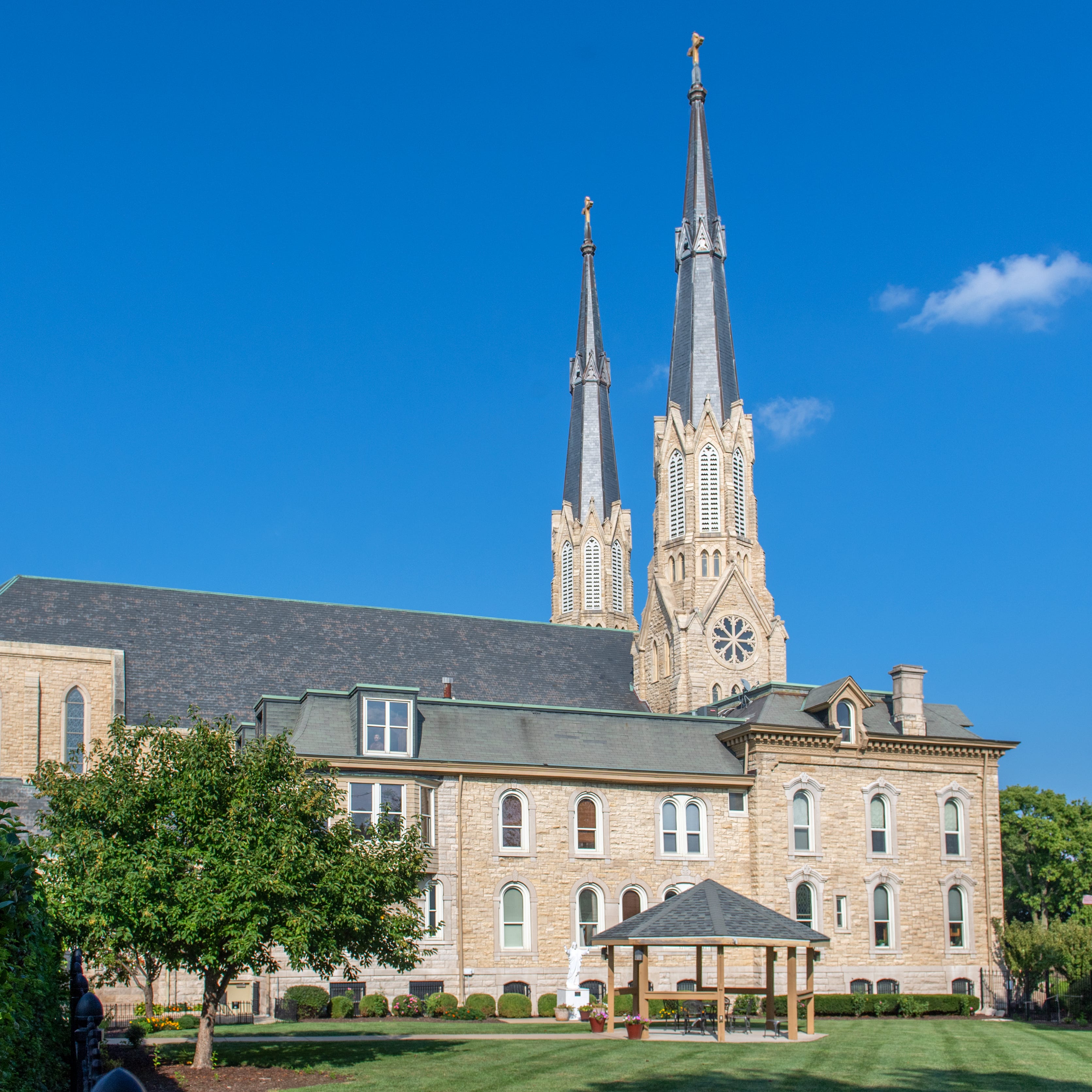 Construction on St. Mary's Cathedral, 607 NE Madison Street, was begun in 1885 and designed in the style of St. Patrick's Cathedral in New York City.