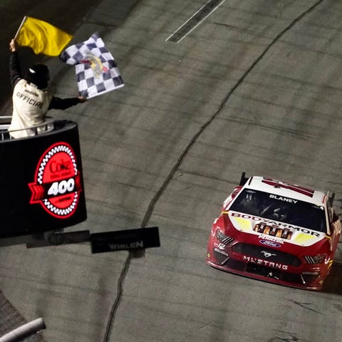 Ryan Blaney wins the NASCAR Cup Series regular-sea