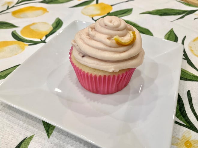 On the menu at The Curious Kitchen, 327 E. State St., Murfreesboro: made-from-scratch strawberry-lemon cupcake.
