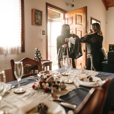 Coming over for Christmas dinner during the COVID-