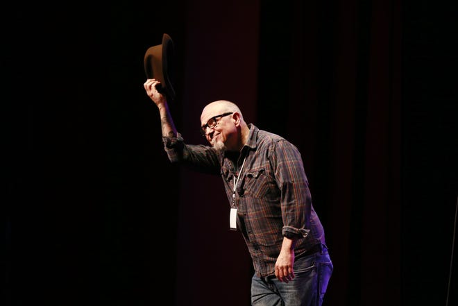Bobcat Goldthwait, seen performing during the 2017 Limestone Comedy Festival at the Buskirk-Chumley Theater, is a featured comedian at this week's Limestone fest. He will also host a question and answer segment in a screening for his 1991 film, "Shakes the Clown."