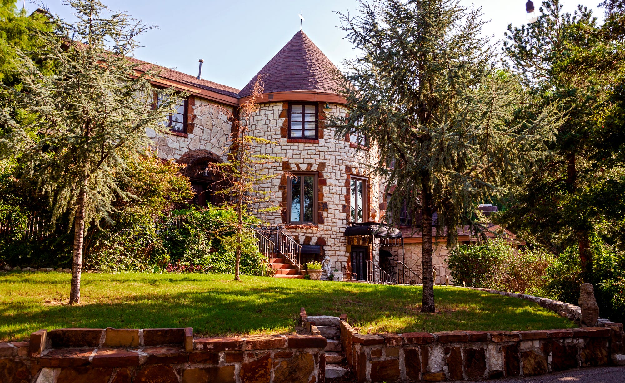 Castle Falls in Oklahoma City is the result of a World War I dream