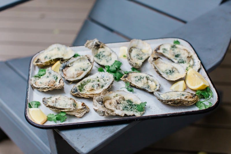 Backyard oyster roast