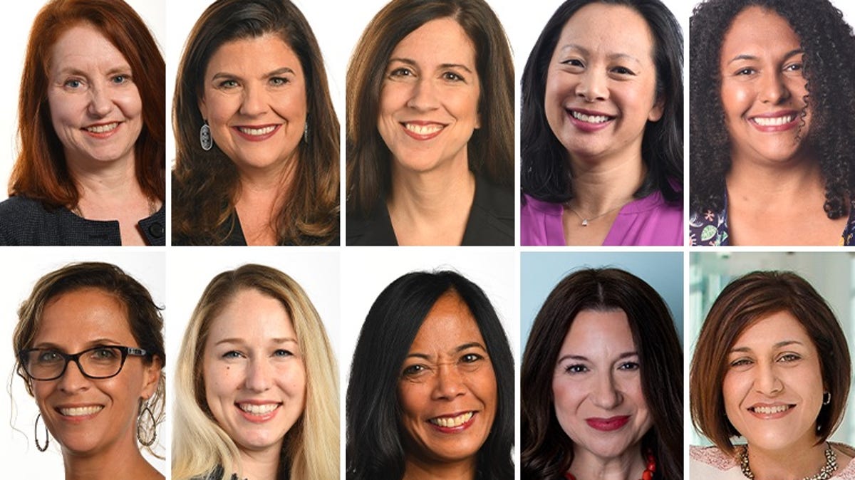 From top left, USA TODAY's Caren Bohan, Nicole Carroll, Kristen DelGuzzi, Kristen Go  Michelle Maltais, Patty Michalski, Holly Moore, Roxanna Scott, Laura Trujillo and Maribel Wadsworth.
