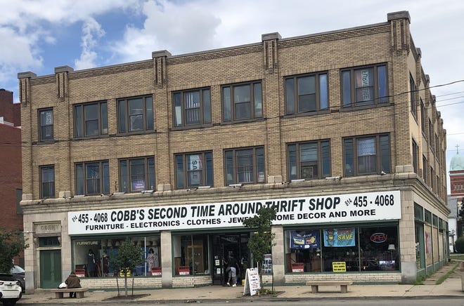 Cobb's Second Time Around Thrift Shop at 1215 Parade St. is featured Wednesday, September 1, 2021. The local retailer was one of many businesses to join a lawsuit against Erie Insurance.