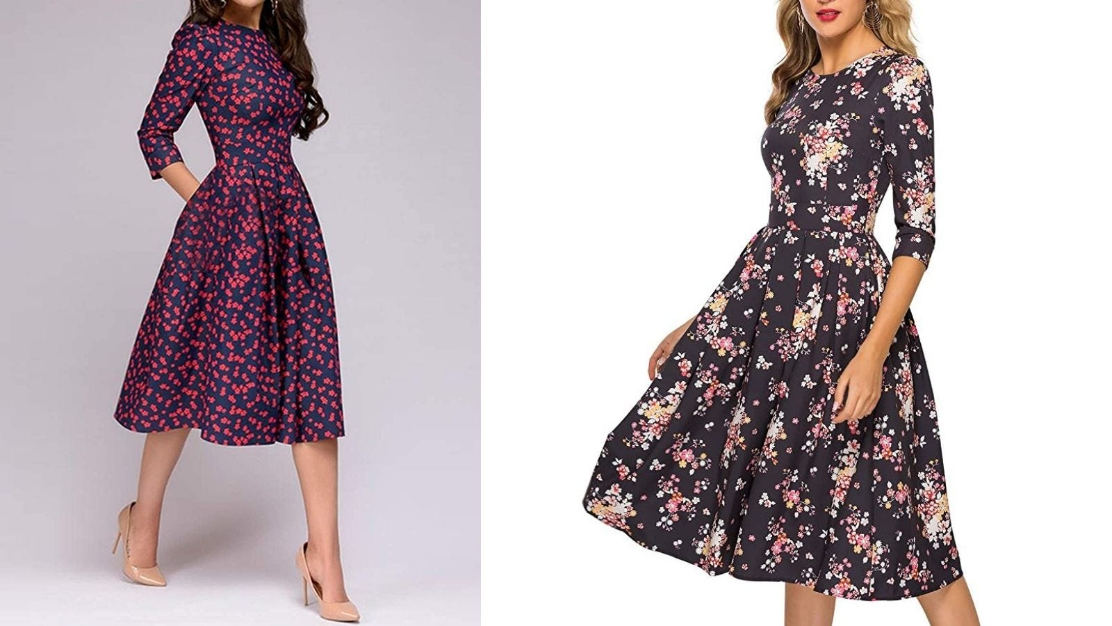 purple fall dress