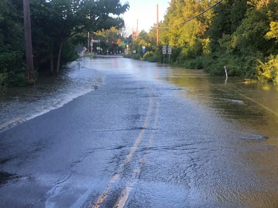 Bucks County road closures widespread due to Ida flooding