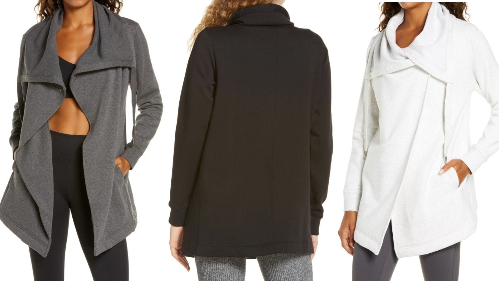 lightweight wrap jacket