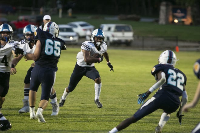 Asheville School wide receiver Jaden "Cash" Watkins, a Duke commit, has picked up where his breakout junior season left off, amassing close to 1,200 passing yards and 17 total touchdowns this year.