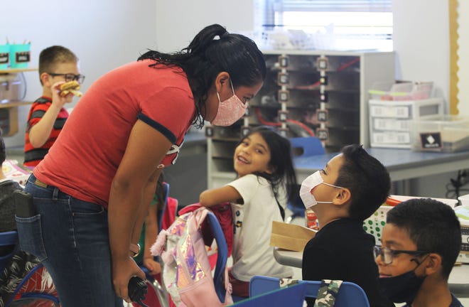 Priscila Lopez, a parent of three students at MacArthur Community Elementary School, was hired in mid-August as a lunch monitor. On Friday, Sept. 3, 2021, she was asked to watch a first grade classroom while the teacher took their lunch break.