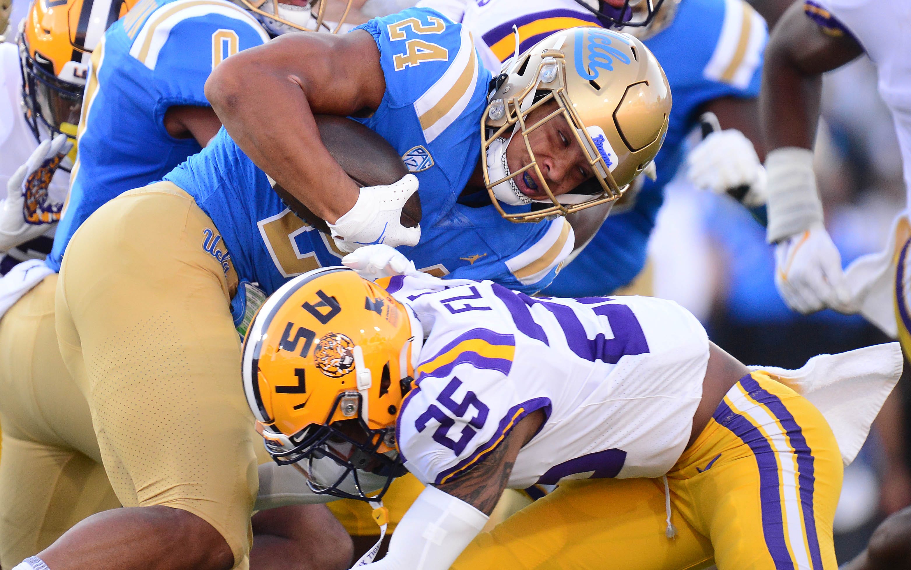 LSU football opens vs. UCLA at Rose Bowl Stadium, live updates