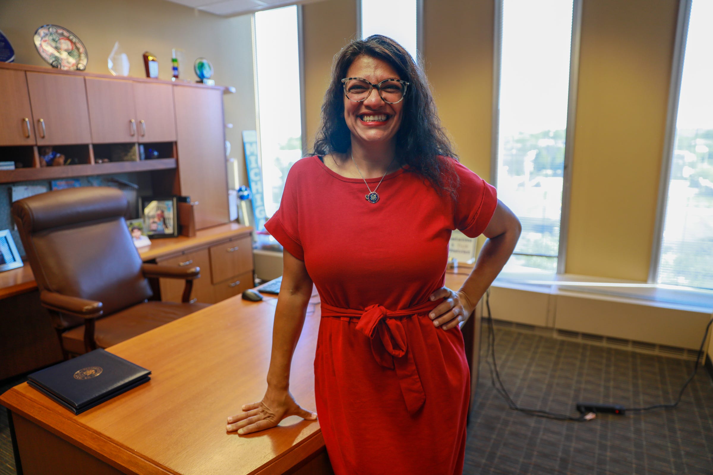 Twenty years ago, U.S. Rep. Rashida Tlaib was 25, the American-born daughter of Palestinian immigrants, working her way through law school and working at Dearborn-based social service agency ACCESS. “Working at the largest Arab American human services agency in the country, all of a sudden we became a target. We had to stop mourning at that moment, and start reacting to what would come next,” Tlaib said. In the two decades since, she has become Michigan’s first Muslim female lawmaker, one of the first two Muslim women to serve in the U.S. Congress, a proud mother of two sons and a recipient of an unending stream of vile hate mail and dangerous threats that Tlaib says existed before 9/11. 9/11 was just the vehicle.