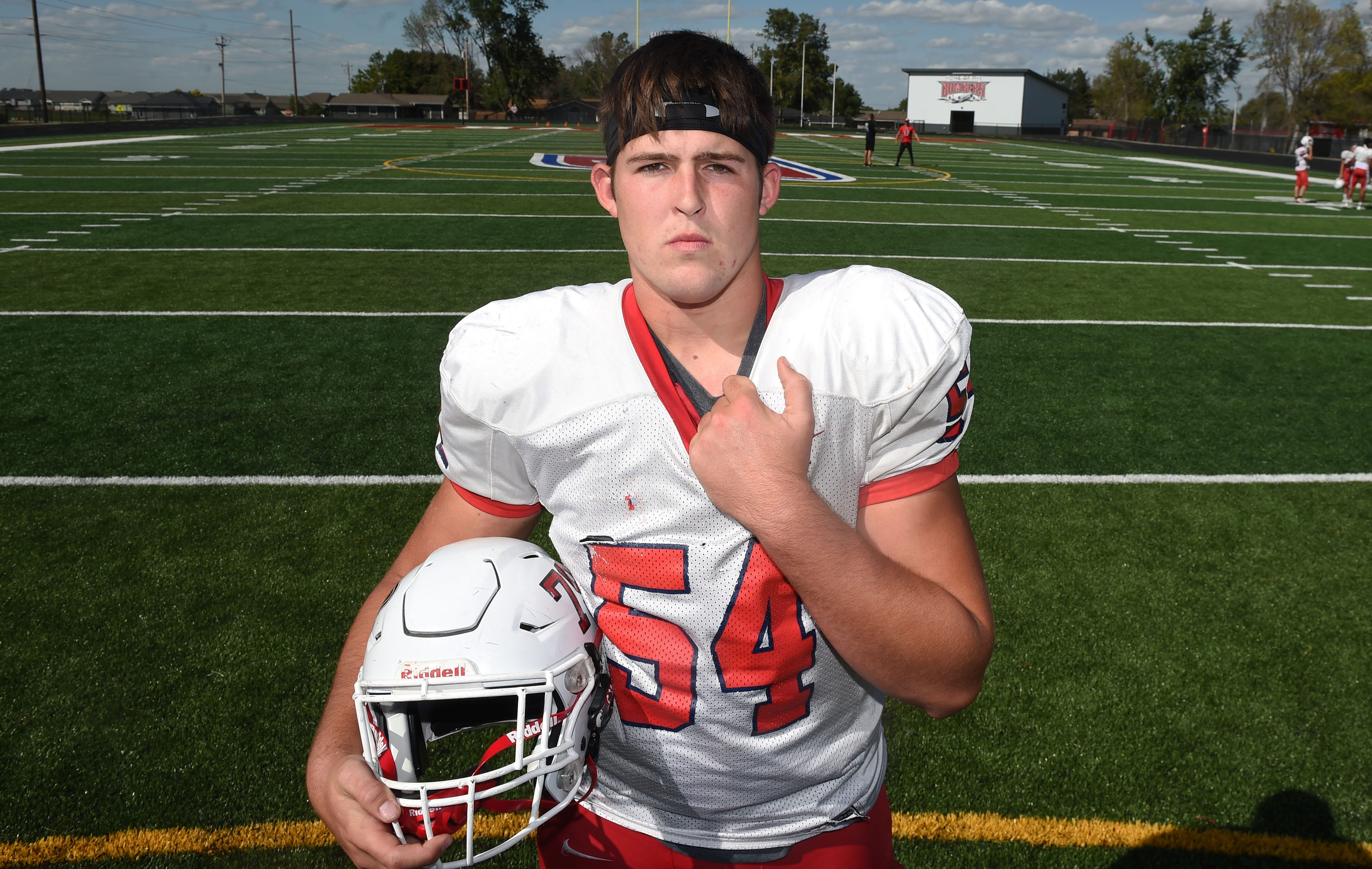 Ballard lineman, future Hawkeye Kale Krogh was born to play football