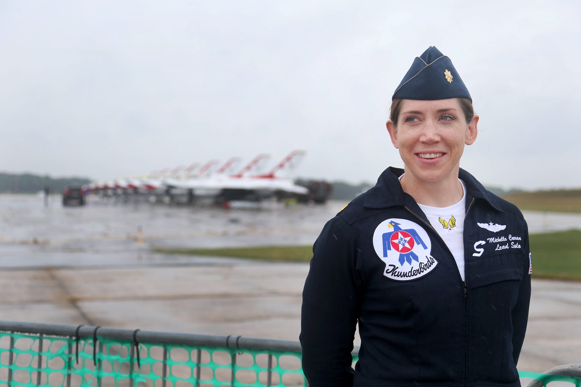 Air Show At Pease: U.s. Air Force Thunderbirds Arrive