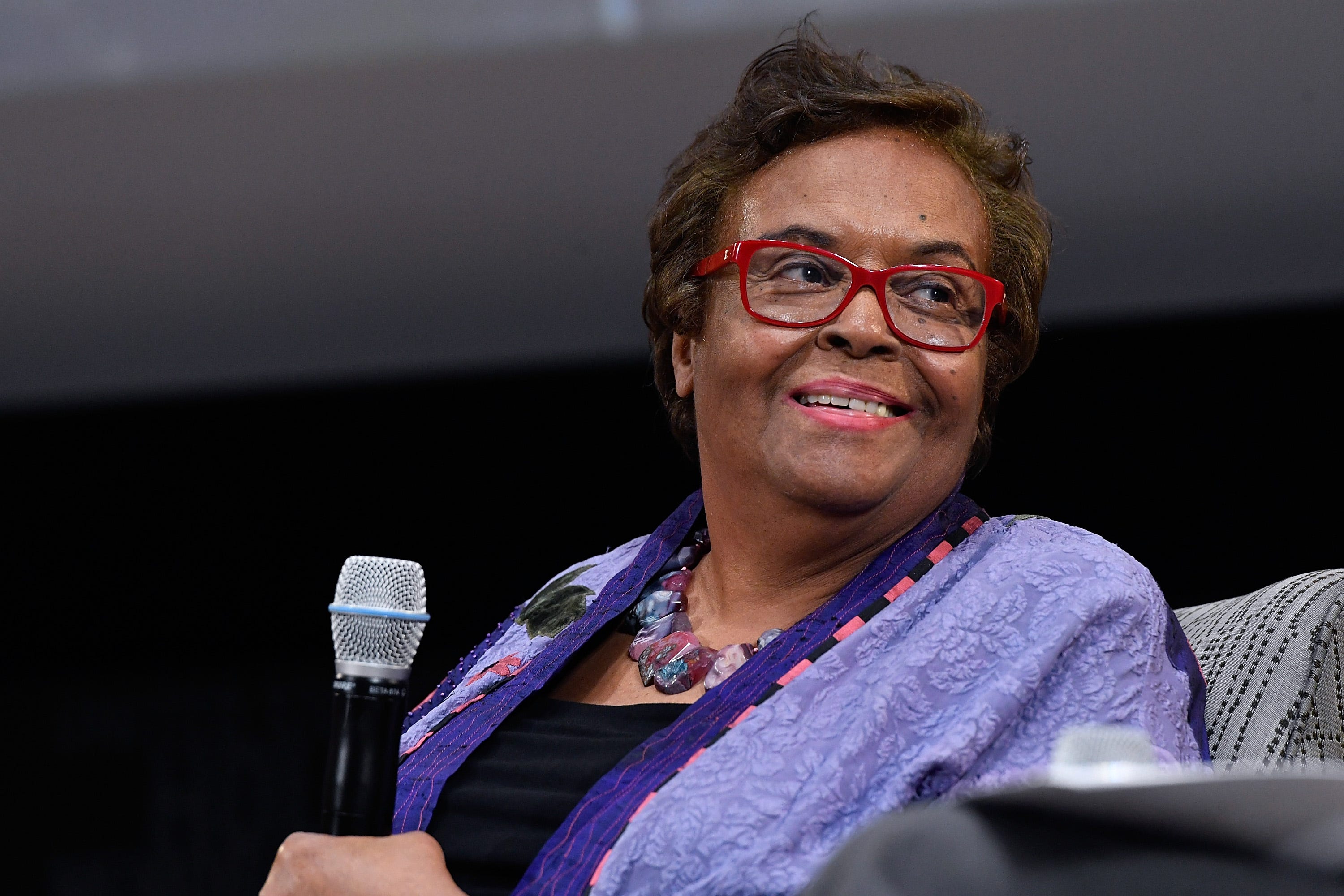 Author and activist Joyce Ladner participates in a panel discussion on "Race And Society In Nazi Germany and the U.S." at the Holocaust Memorial Museum on July 18, 2018, in Washington.