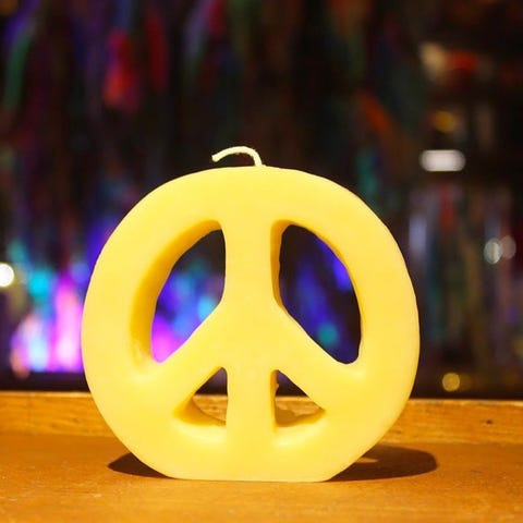A candle from Candlestock in Woodstock, NY.