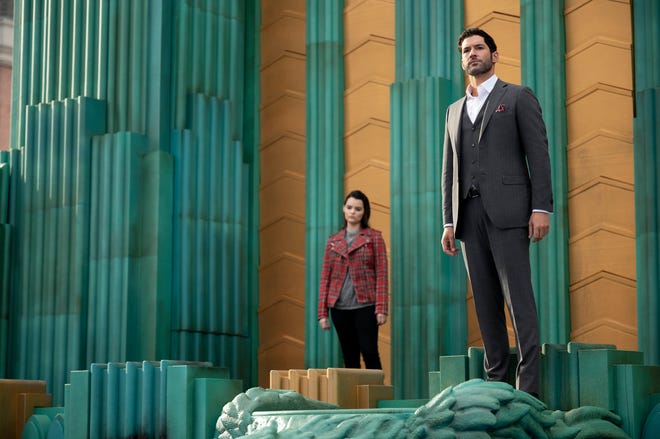 How the Devil Says Goodbye on Netflix - WMOI 1 Tom Ellis as Lucifer and Brianna Hildebrand as Laurie "Lucifer" on Netflix.