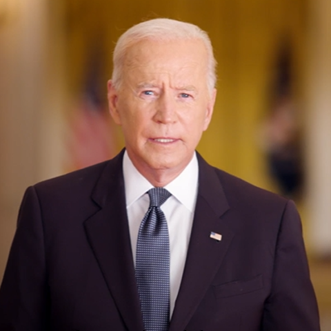 President Joe Biden delivered remarks reflecting o