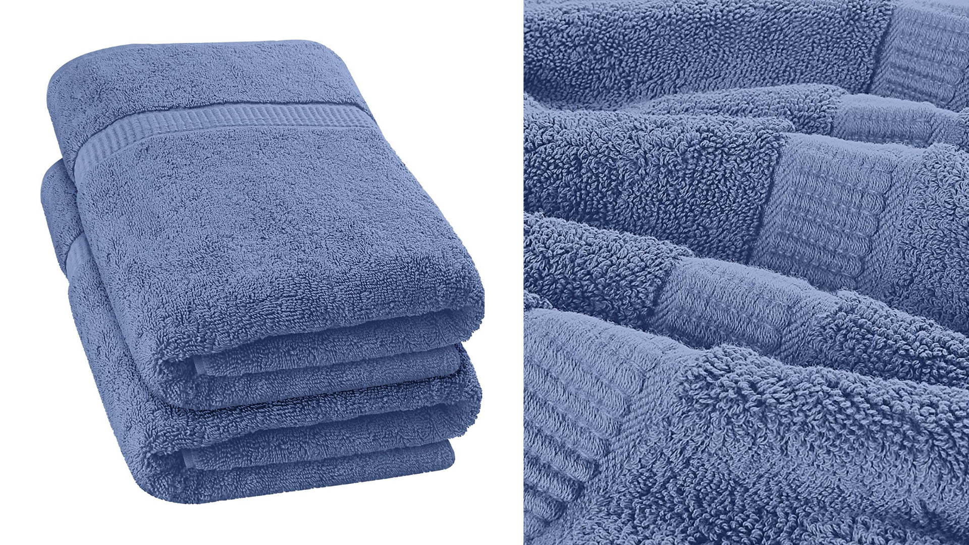 Plush Bath Sheet Set of 2 Oversize Thick Cotton Towels Many Colors Woven Borders 