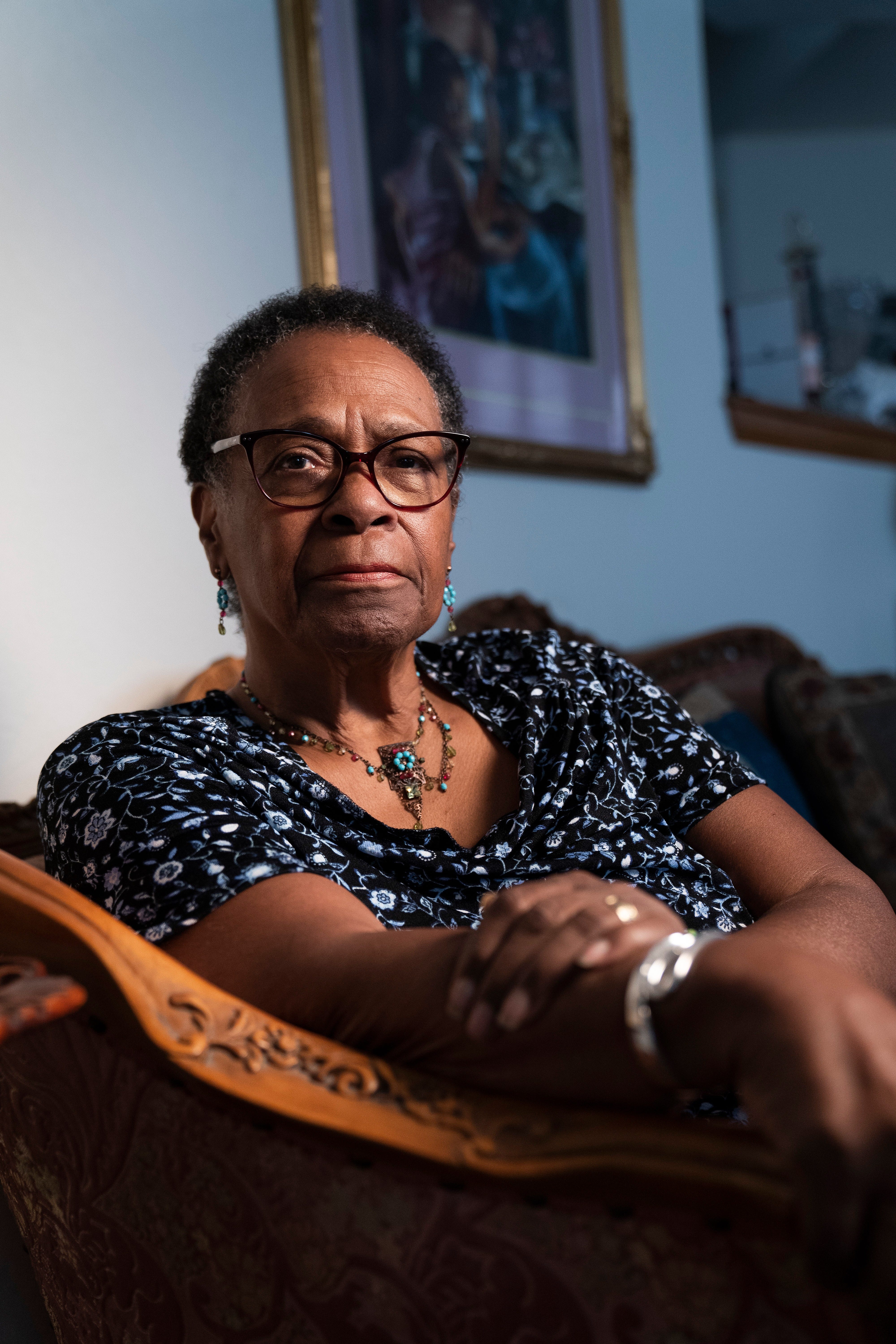 Portrait of civil rights activist Brenda Travis. On Oct. 4, 1961, more than 100 Black students from Burglund High School in McComb, Miss., walked out to protest the expulsion of fellow student Brenda Travis, a voting rights activist, and the killing of civil rights activist Herbert Lee.