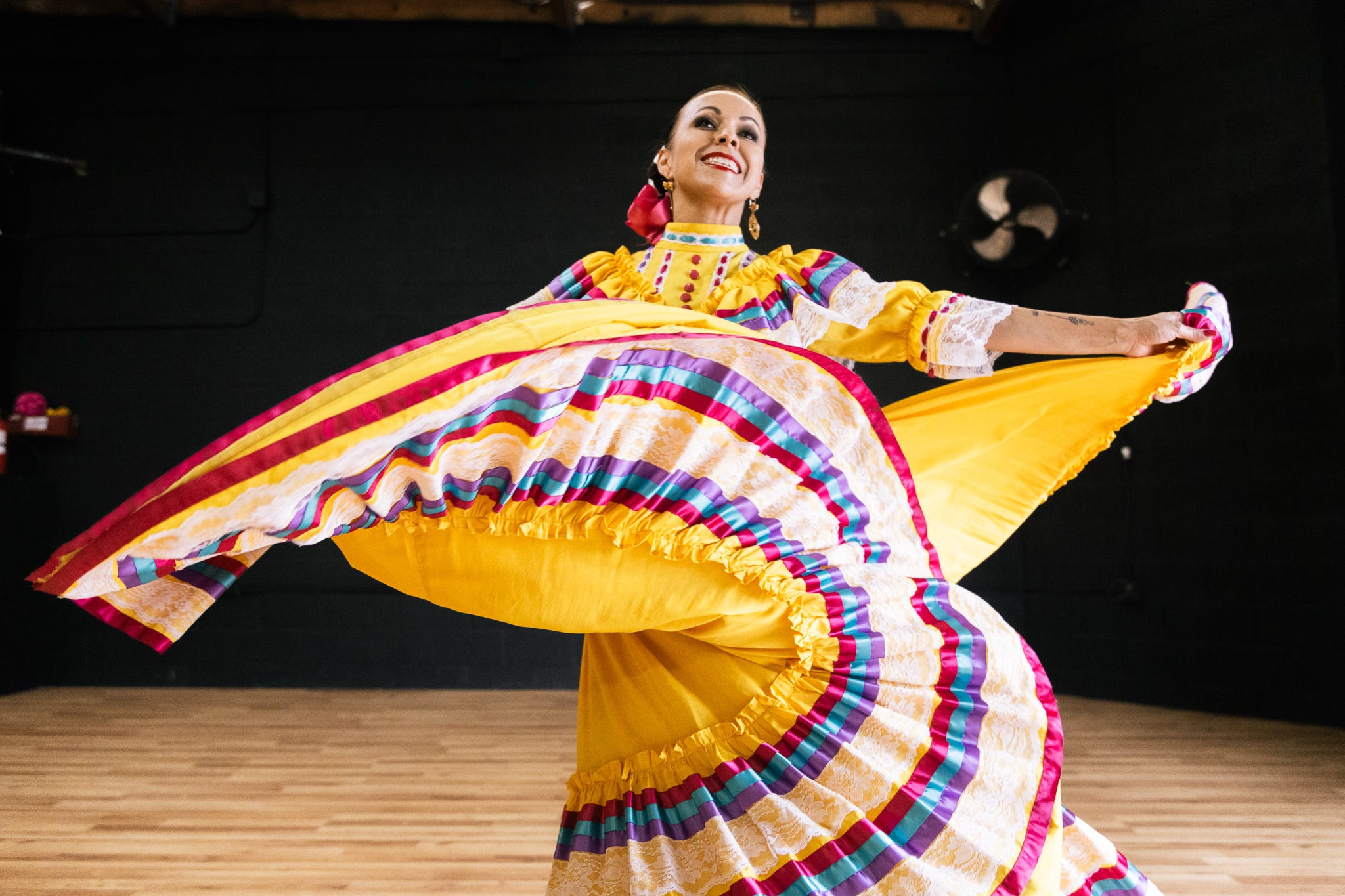 Vanessa Ramírez, instructor of Ballet Folklórico Quetzalli in Chandler, has been teaching the dance for decades.