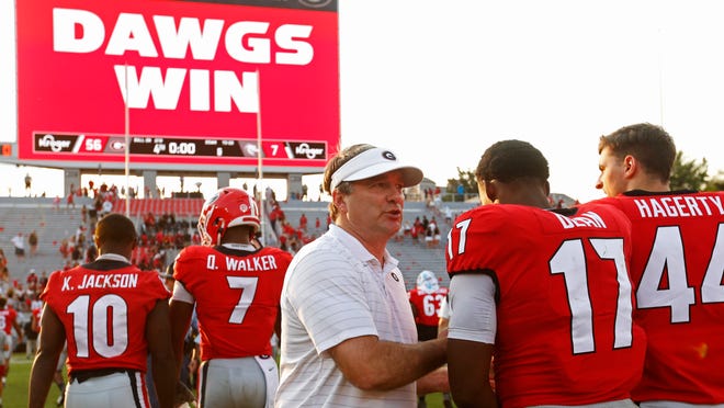 2021 UGA football schedule, kickoff times, TV channels &amp; final scores