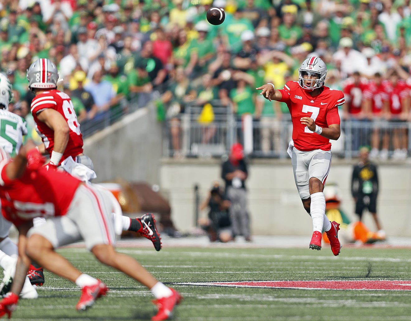 Ohio State football quarterback C.J. Stroud Big Ten freshman of week Ohio State football quarterback C.J. Stroud Big Ten freshman of week