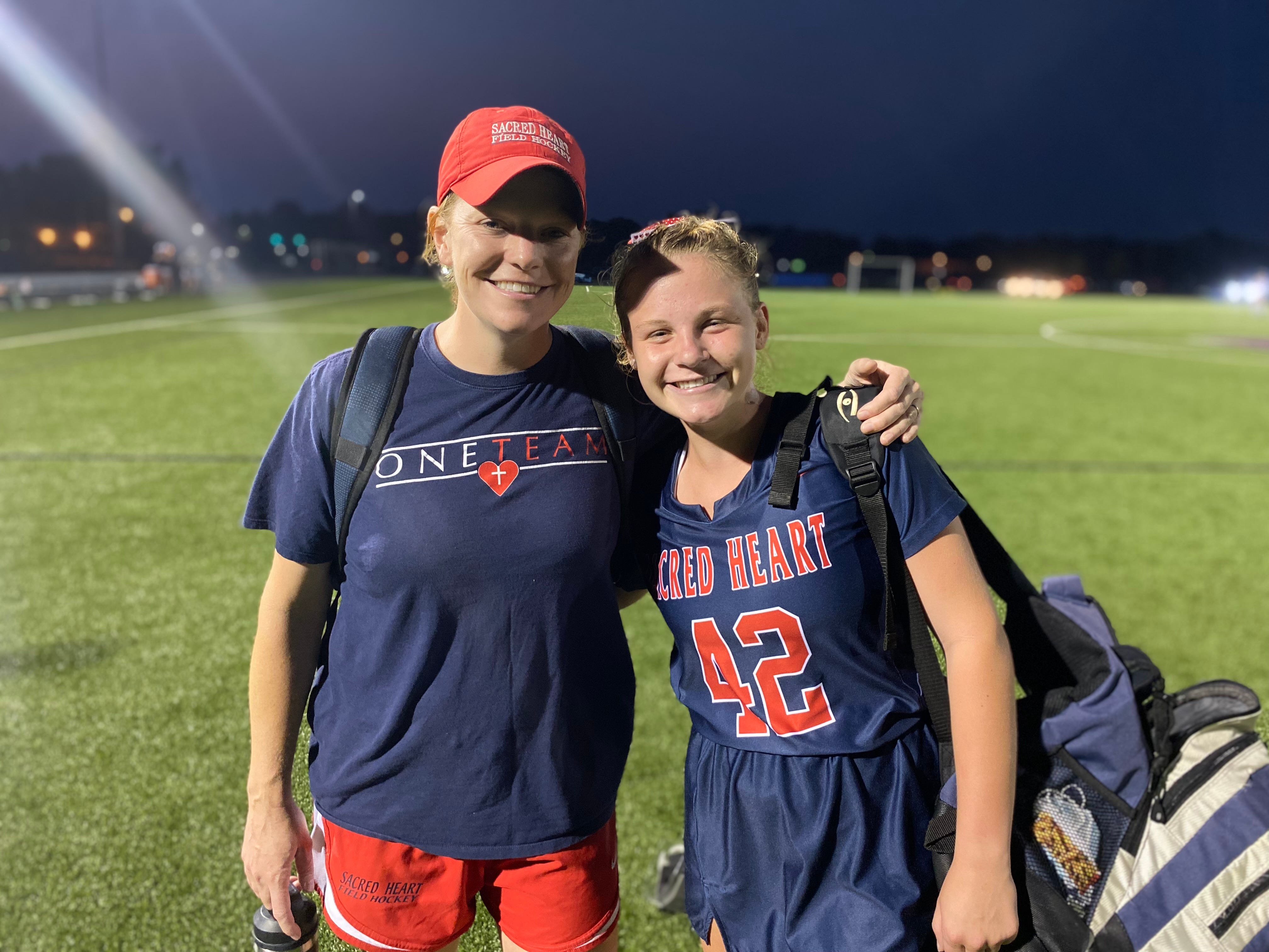 Sacred Heart field hockey beats Assumption in overtime to win Mug Game