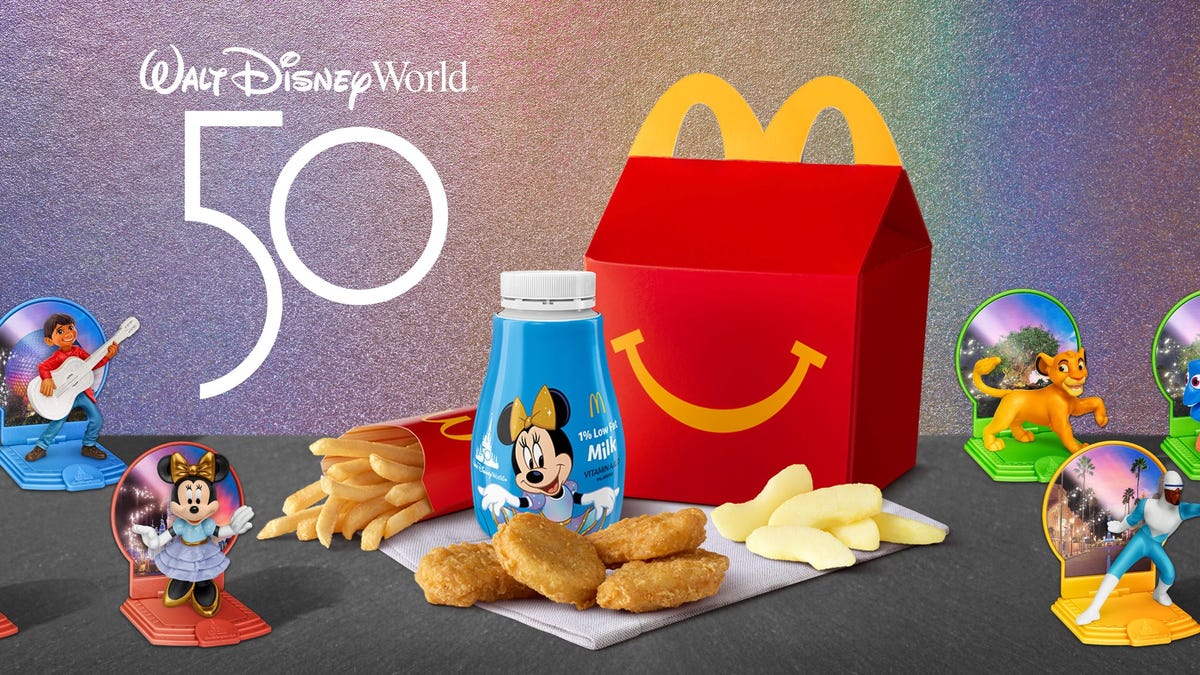 Mcdonald S Happy Meal Toys Celebrate 50 Years Of Disney World Mcdonald S Happy Meal Toys Celebrate 50 Years Of Disney World