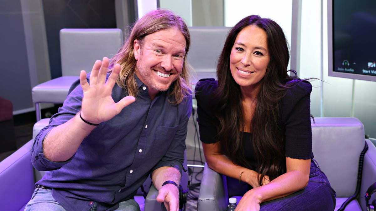 Magnolia's Chip and Joanna Gaines participate in a TODAY Show Radio event at SiriusXM Studios on July 14, 2021 in New York City.