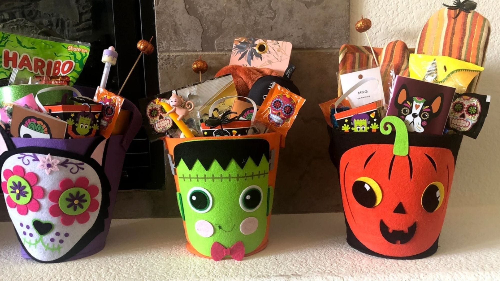 what to put in his spooky basket