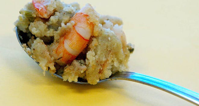 Shrimp and oyster stuffing