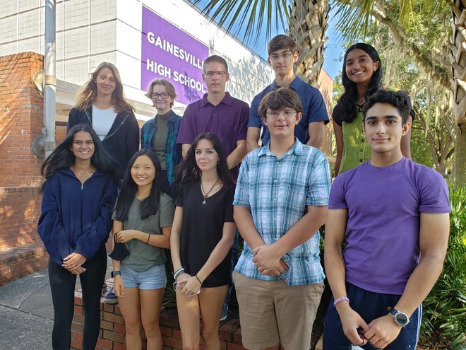 Gainesville High School has 10 semifinalists for the National Merit Scholarship.