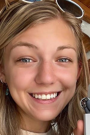 This undated photo provided by the North Port, Florida Police Department shows Gabrielle "Jacasseur" Petito.  Petito, 22, disappeared on a trip across the country in a converted motorhome with her boyfriend.  Investigators say she last contacted her family in late August 2021 when the couple were visiting Grand Teton National Park in Wyoming.  Much of their journey was documented on social media accounts which abruptly ceased.