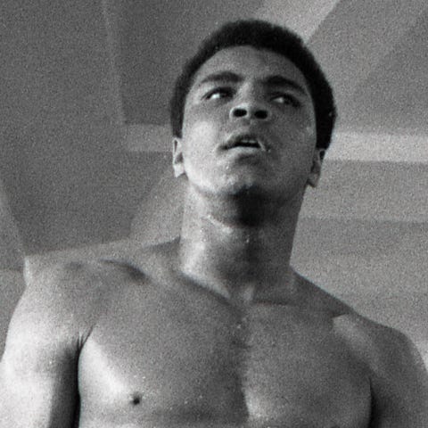 Muhammad Ali, shown Feb 24, 1971, trains on the he